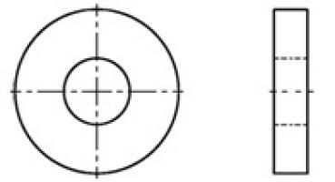 Washer(s) large for M 5, DIN 9021 steel, A 5.3 (3x screw Ø), galvanised